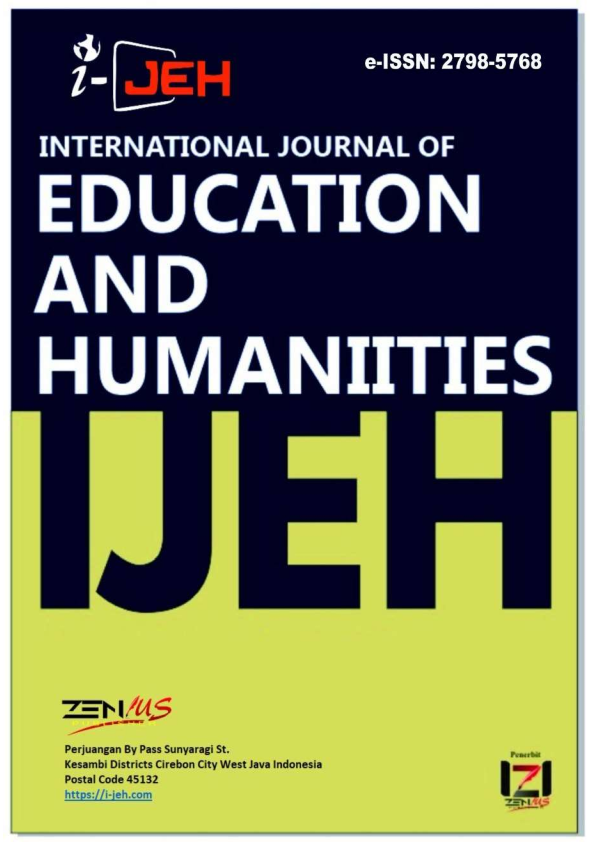					View Vol. 1 No. 2 (2021): International Journal of Education and Humanities (IJEH)
				